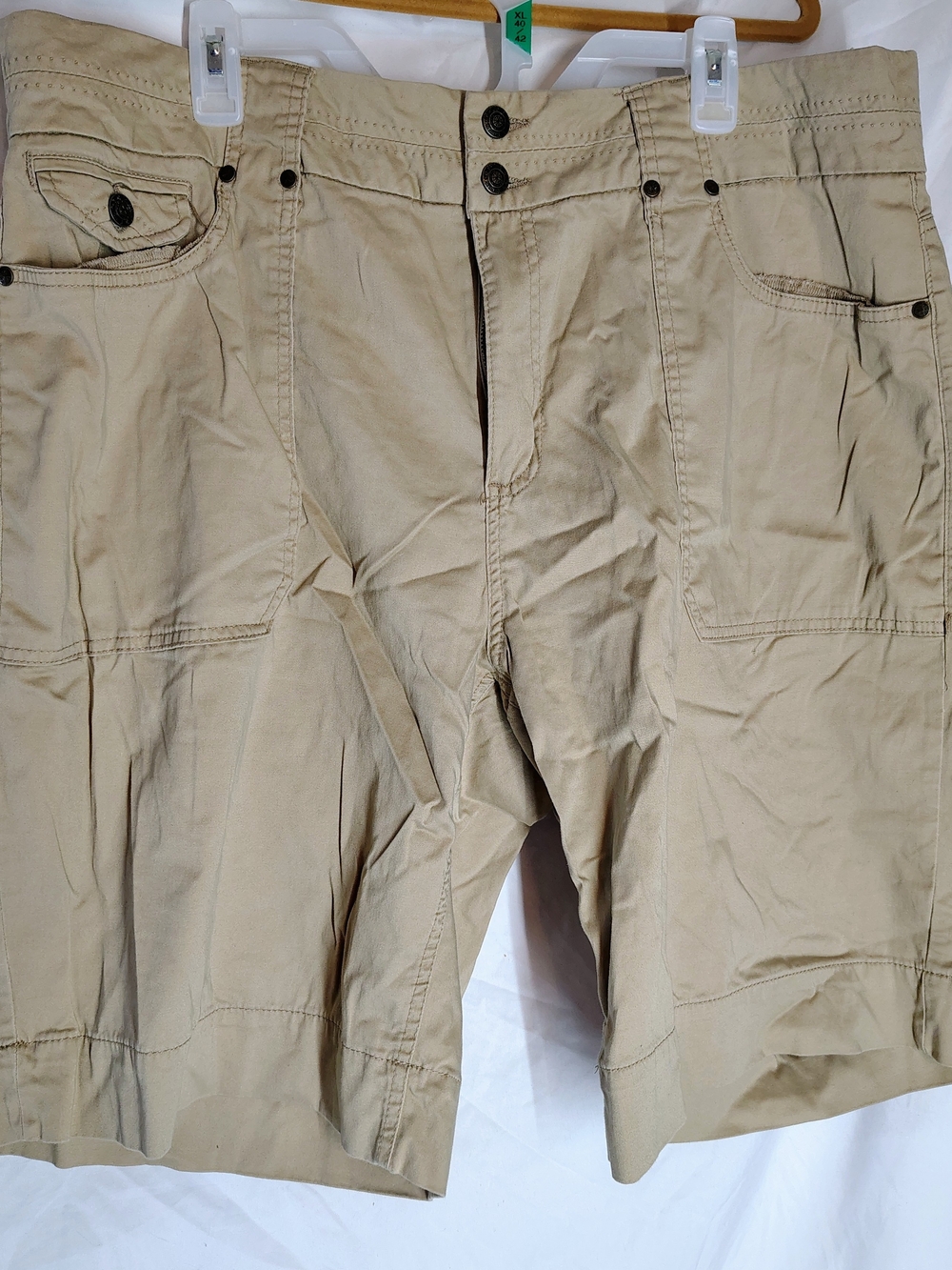 Cato Women's Bermuda Shorts in Khaki Tan